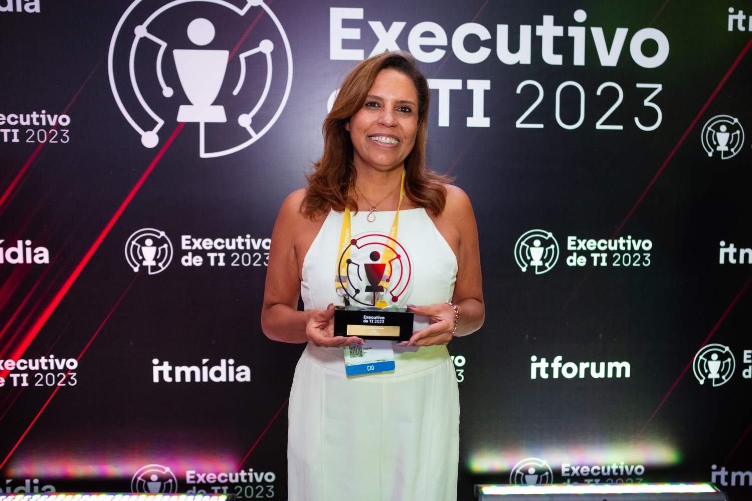 Márcia Sabino Duarte, CIO da Caesb, durante o IT Forum Salvador