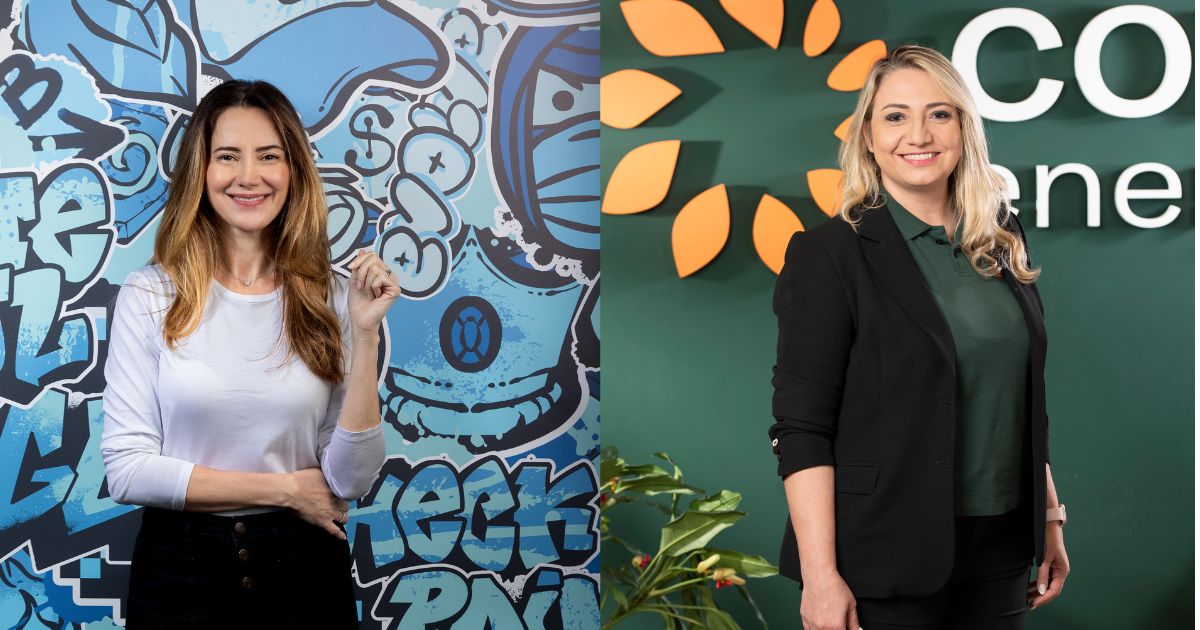 Gisselle Ruiz Lanza, da Intel, e Claudia Marquesani, da Copa Energia. Fotos: Divulgação